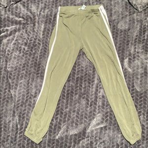 Green forever 21 joggers